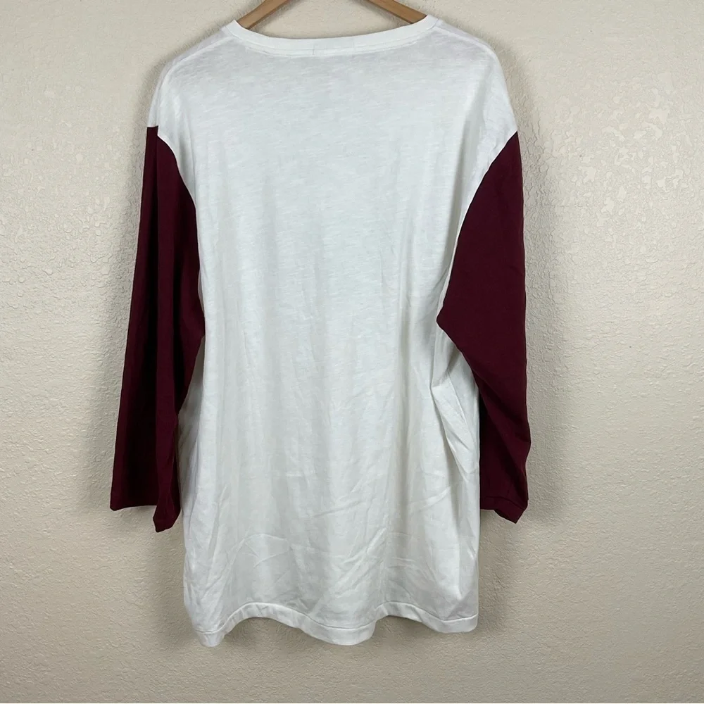 Polo By Ralph Lauren Raglan Athletic Club Baseball 3/4 Sleeve Top Size XXL